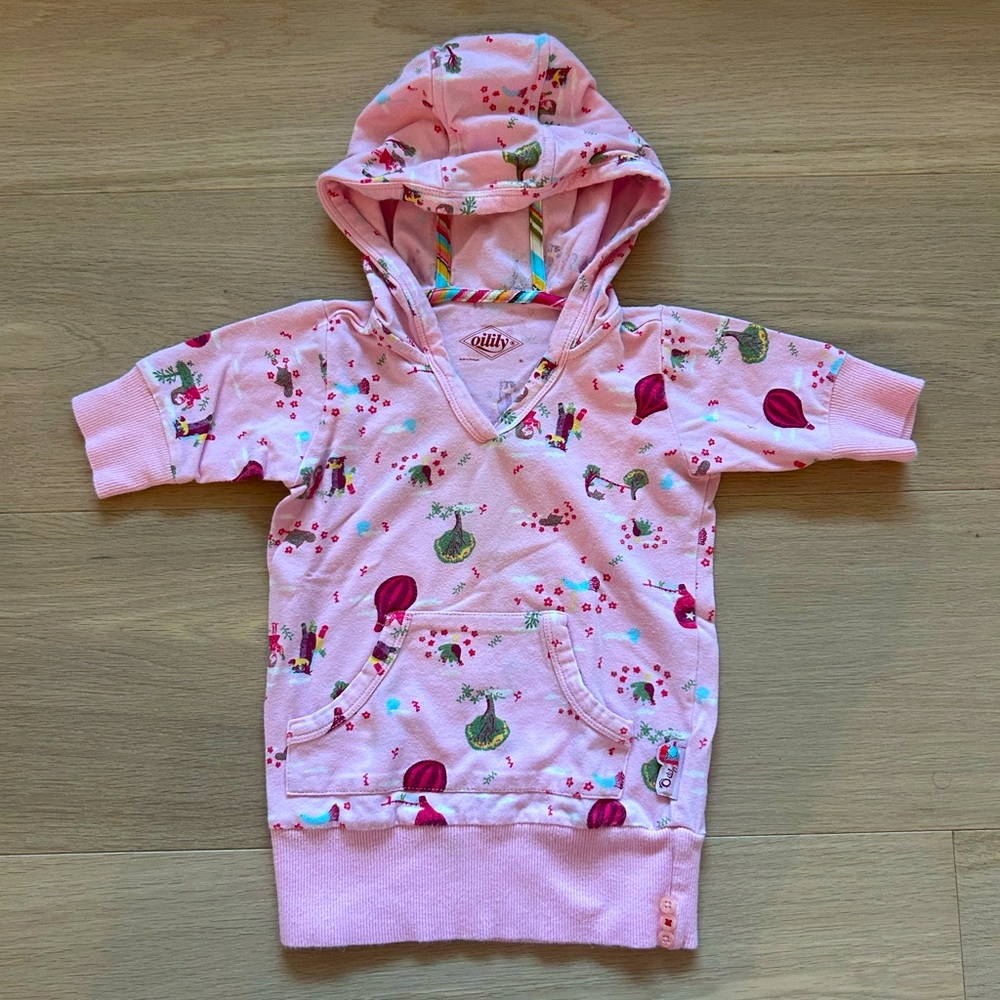 Oilily Pink Hooded Shirt